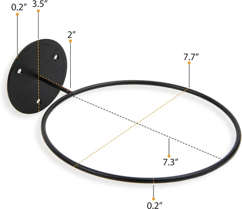 Vista 5 de Soporte de pelota de deportes para montaje en pared y exhibidor organizador de metal, para pelotas de baloncesto, fútbol y voleibol, multifunción.