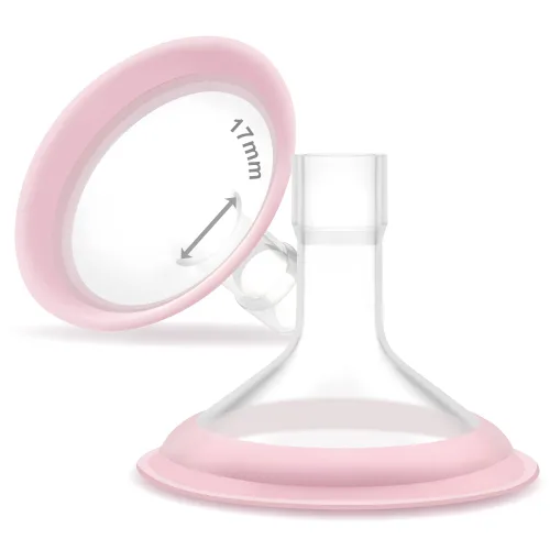 Vista 70 de Maymom MyFit Crater Series - Protector de pecho pequeño de 0.394 in con diseño de dos piezas compatible con piezas de bomba Medela; reemplazo