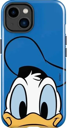 Vista 10 de Skinit Impact - Funda para teléfono compatible con iPhone 14 Plus, diseño oficial de Disney Friends Donald Duck Thinking Negro-DX5
