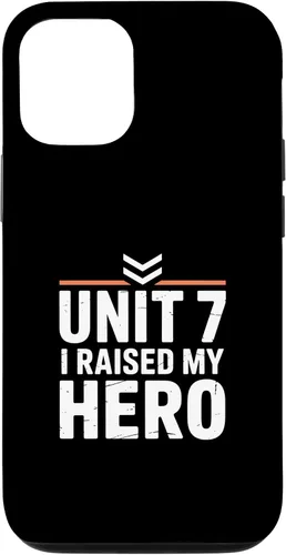 Vista 28 de Unit 7 I Raised My Hero Military Parent Pride Case for iPhone 17