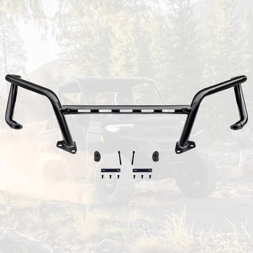 Vista 3 de SAUTVS Ranger XP 1000 Parachoques delantero 18-24, protector de parachoques delantero con escobilla para Polaris Ranger 1000 / XP/Crew 2018-2024