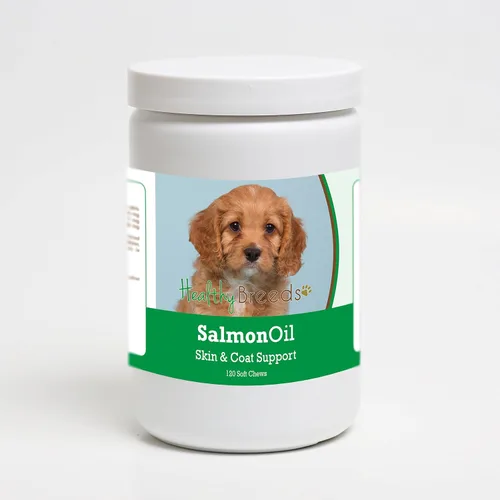 Vista 310 de Healthy Breeds Affenpinscher - Masticables suaves de aceite de salmón, 90