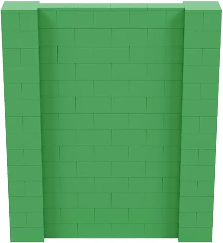 Vista 39 de EverBlock Kit de pared de 5 x 4 pies Bloques de construcción modulares Sistema de pared para edificios, pantallas y estructuras Divisor