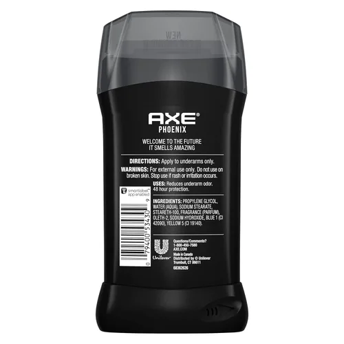 Vista 3 de AXE Phoenix - Desodorante en barra para hombre, paquete doble de 3 onzas (paquete de 6)