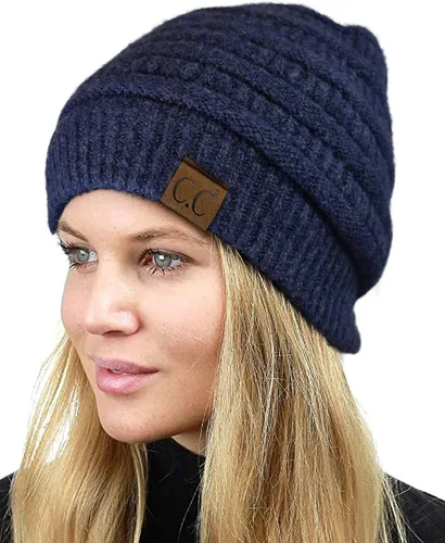 Vista 620 de C.C Trendy Warm Chunky Soft Stretch Cable Knit Beanie