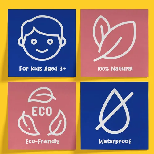 Vista 7 de Arcilla modeladora para niños, 12 masas súper suaves y 100% naturales hechas de harina de trigo, 3.53 onzas por lata de arcilla reutilizable