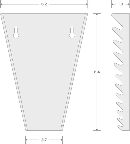 Vista 3 de TEKTON Carraca de 3/4 pulgadas x riel para dados de 8 pulgadas, 5 clips (rojo) OSR31105 Fabricado en Estados Unidos Negro