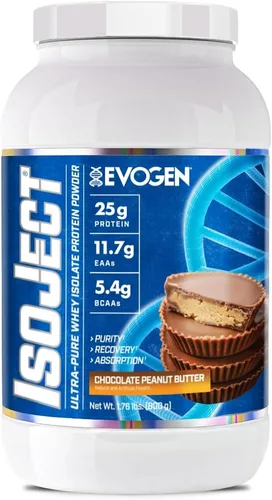 Vista 9 de Evogen Isoject - Aislado de proteína de suero Proteína de suero en polvo ultra pura con enzimas encendedoras, BCA y EAA Absorción y recuperación
