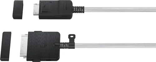 Vista 4 de Samsung Electronics 2021 - Cable de conexión invisible de 16.4 ft para televisor Neo QLED 8K para conectar a múltiples fuentes de dispositivos