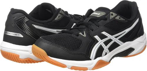 Vista 11 de ASICS Zapatos de voleibol Gel-Rocket 10 para hombre, Negro, M US