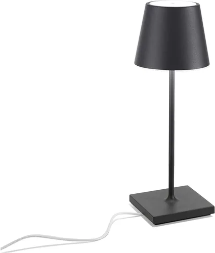Vista 2 de Zafferano, Lámpara Poldina Pro Mini, Lámpara de mesa inalámbrica recargable con controles táctiles, Adecuada para interior y exterior, Regulable