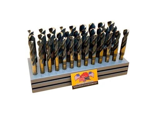 Vista 4 de Drill Hog Silver & Deming - Juego de brocas (33 unidades, 1/2-1")