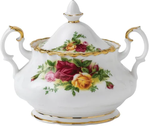 Vista 7 de Royal Albert Old Country Roses - Taza, diseño de rosas
