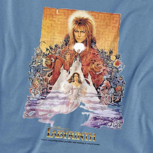 Vista 2 de Popfunk Camiseta y pegatinas de la película Classic Labyrinth David Bowie Goblin King