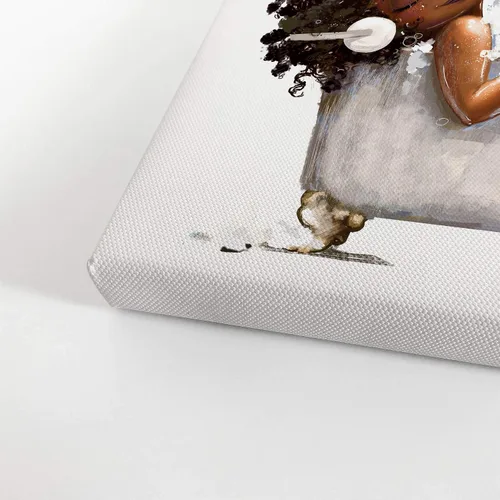 Vista 3 de SmileArtDesign V18 - Lienzo impreso y decorativo para pared, diseño africano