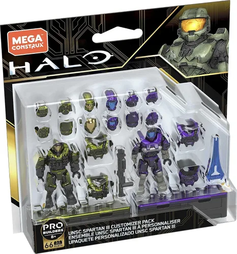 Vista 5 de Mattel Mega Construx Probuilders Halo Spartan Armorst Personalizador Pack
