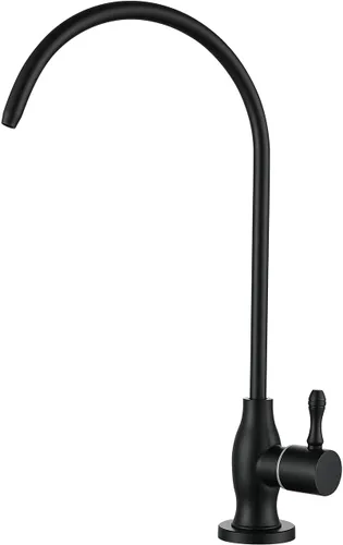 Vista 9 de Grifo de agua potable, para debajo del fregadero, sistema de filtro de agua, fregadero de barra de cocina, grifo RO, oro cepillado