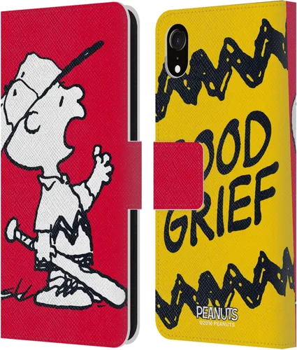 Vista 52 de Head Case Designs Peanuts Charlie & Woodstock Nap Halfs and Laughs - Funda de piel tipo cartera con licencia oficial compatible con Apple iPhone 11