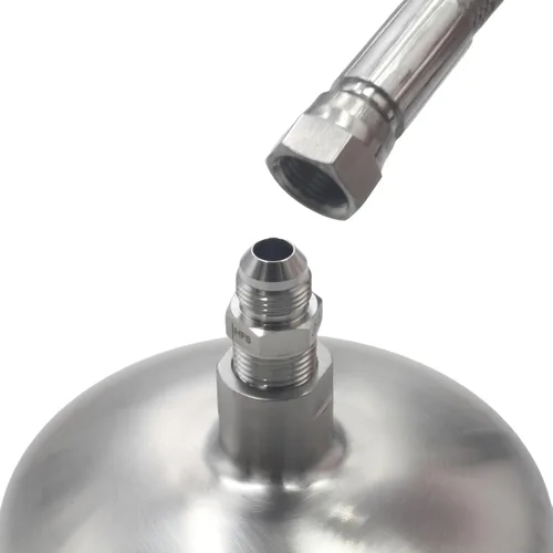 Vista 5 de Adaptador HFS NPT macho a JIC macho, 1/2 pulgada a 1/2 pulgada, 304 SS, 1