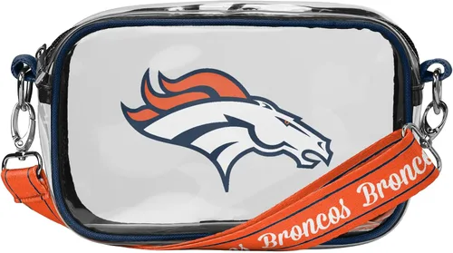 Vista 33 de FOCO NFL Womens NFL Team Logo Stripe Clear Crossbody Bag