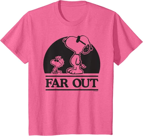 Vista 37 de Peanuts Woodstock 50th Anniversary Far Out Snoopy - Camiseta Blanco