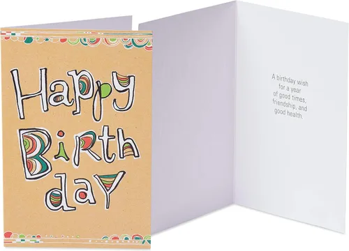 Vista 13 de American Greetings Tarjetas de cumpleaños para niños, brillantes y atrevidas (12 unidades)