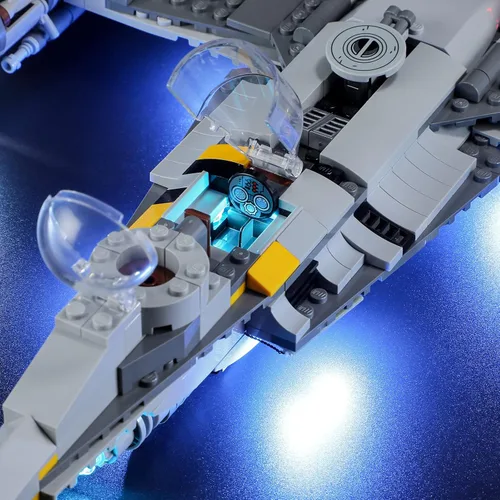 Vista 5 de BRIKSMAX - Kit de iluminación LED para LEGO-75325 The Mandalorian's N-1 Starfighter - Compatible con el modelo de bloques de construcción de Lego