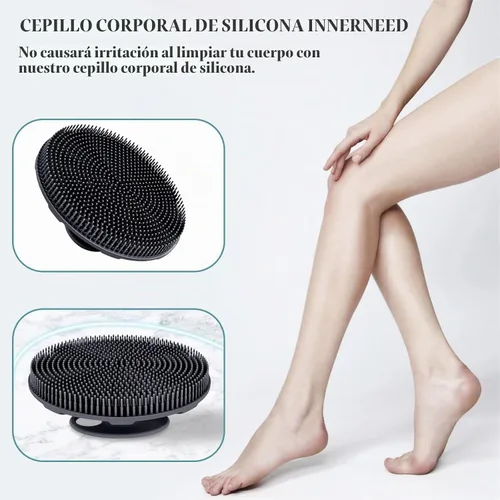 Vista 5 de INNERNEED Cepillo de ducha de silicona suave de grado alimenticio
