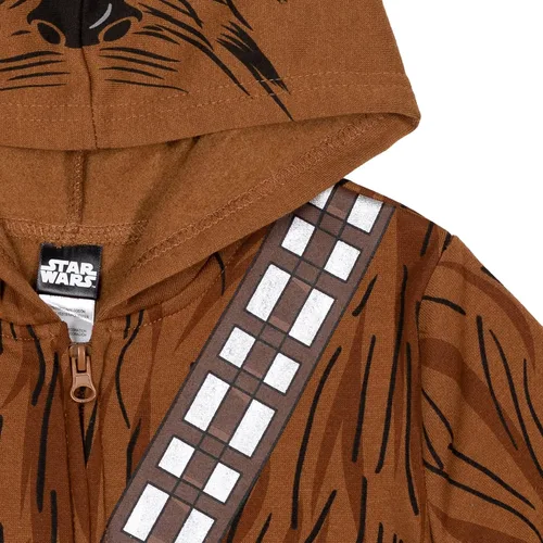Vista 4 de STAR WARS The Child - Sudadera con capucha de forro polar con cremallera para niños pequeños a grandes