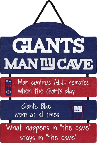Vista 16 de NFL Team Logo Mancave Man Cave Hanging Wall Sign