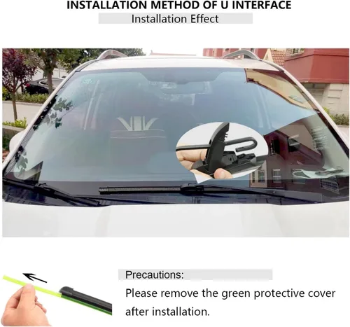 Vista 7 de Repuesto para limpiaparabrisas silencioso Mazda CX-5 2013-2016 – Juego de limpiaparabrisas delantero y trasero FIOSLPINS (paquete de 3) de 24