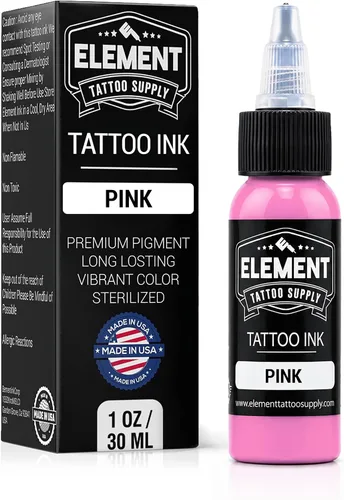 Vista 77 de Element Tattoo Supply - Tinta negra para tatuaje, 8 onzas, tinta negra Negro