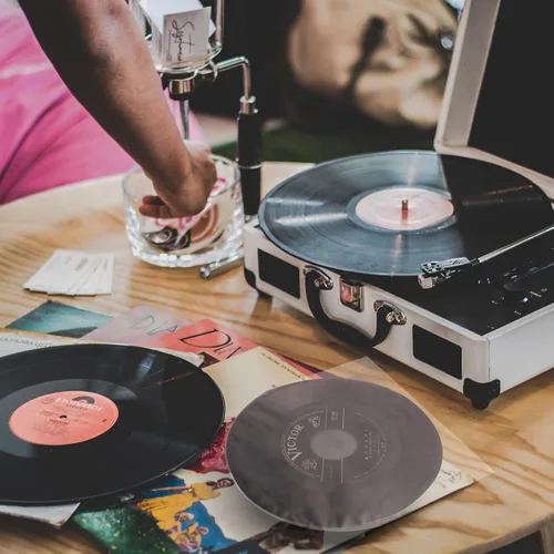Vista 7 de 45 fundas para disco, 100 unidades EP de 7 pulgadas, fundas interiores de disco de vinilo antiestáticas, fundas protectoras redondas