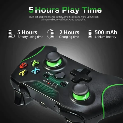 Vista 2 de 2.4G Wireless Controller Replacement for Xbox One Controller Game Controller for Xbox oneXbox one SXbox one X Wireless Controller Gamepad Joystick
