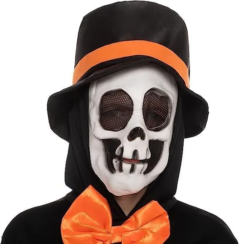 Vista 5 de Spooktacular Creations Bonito disfraz de esqueleto para niños de 3 a 10 años