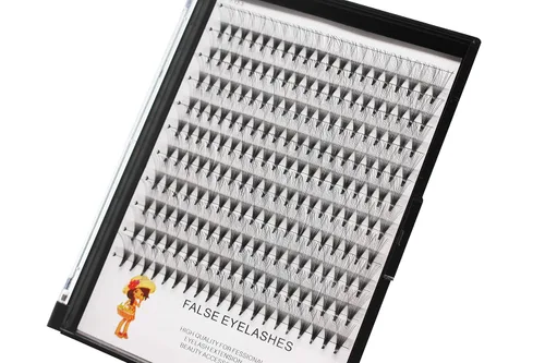 Vista 5 de Bodermincer 200 extensiones de pestañas postizas de volumen 20D de 0.003 in, 0.315-0.630 in para elegir, pestañas postizas individuales suaves