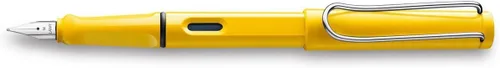 Vista 4 de Lamy Safari pluma estilográfica (M) y 5 cartuchos de tinta negra, Negro