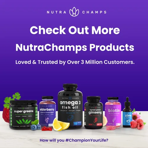Vista 8 de NutraChamps Gomitas de saúco con vitamina C, propóleo y equinácea, vitaminas gomosas de apoyo del sistema inmunológico para adultos y niños, fuerza