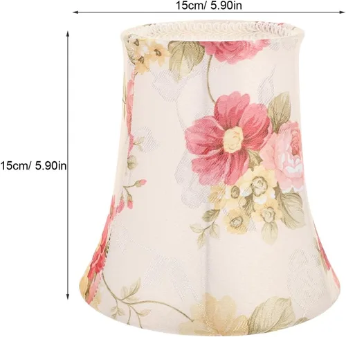 Vista 9 de Baluue Lámpara de mesa de tela cubierta de luz para lámpara de escritorio E27 reemplazo de piso de cabecera 5.90 pulgadas diseño simple fácil