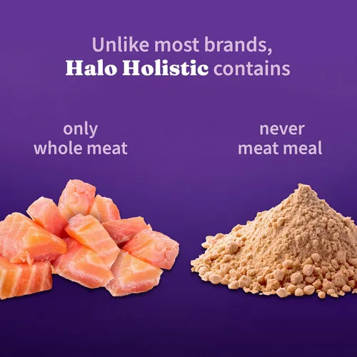 Vista 4 de Halo Holistic - Alimento seco para gatos, salmón capturado en la naturaleza