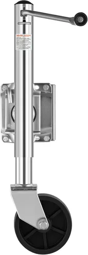 Vista 10 de VEVOR Gato de remolque con rueda, capacidad de carga de 1000 libras, gato giratorio de alta resistencia para remolque de barco con una sola rueda