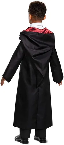 Vista 2 de Capa de Harry Potter, túnica oficial de Hogwarts Wizarding World, accesorio de vestir clásico para niños