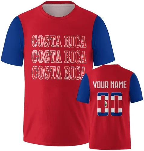 Vista 15 de Camisetas de fútbol nacionales personalizadas 2024 con diseño de fuentes, ropa personalizada con tus números de nombre para hombres, mujeres