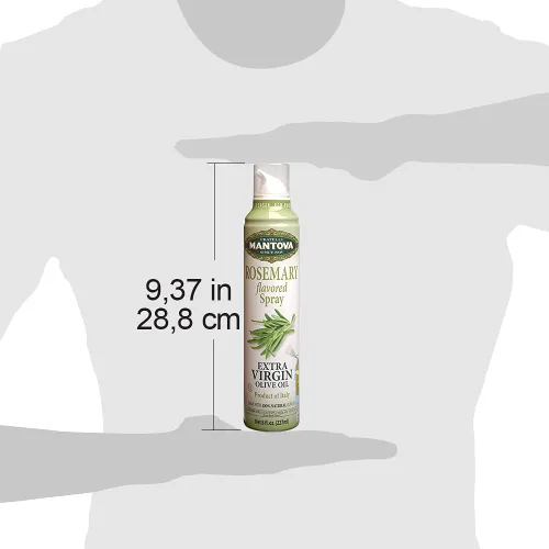 Vista 81 de Mantova Spray de Aceite de Oliva Virgen Extra con Sabor a Cúrcuma, spray de cocina saludable para el corazón perfecto para ensaladas, salsas