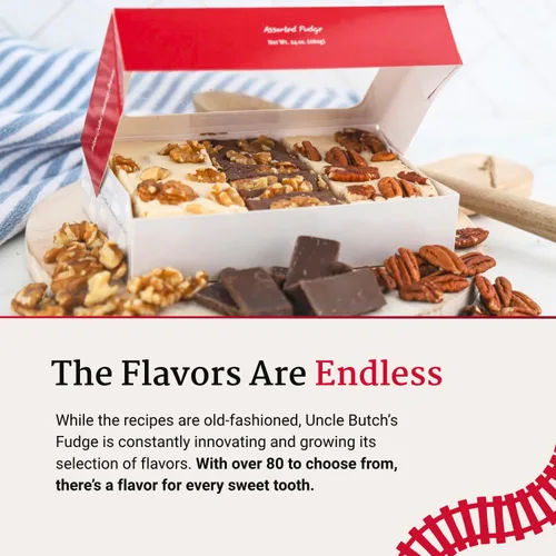 Vista 7 de Uncle Butch's Fudge - Nuez de mantequilla hecha a mano - Caramelo de lote
