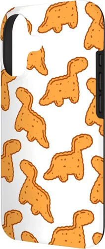 Vista 2 de Cute Dino T-Rex Chicken Nugget Funny Tyrannosaurus Case para iPhone 17