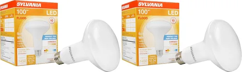 Vista 7 de Sylvania - Bombilla led BR30, 65 W: 8 W, 3 CCT select (2700 K/3000 K/5000 K), 13 años, regulable, 650 lúmenes, Energy Star, paquete de 2 (41382)