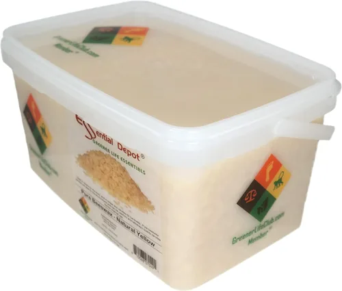 Vista 3 de Cera de abejas – Amarillo – Perlas Pastilles – 4 libras – Sin aditivos – Sin lejía – Filtrado dos veces – Sellado de seguridad (pestaña de bloqueo)