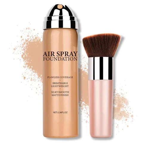 Vista 11 de Base líquida de cobertura completa, maquillaje facial impecable mate - mediano Base ligera de textura cremosa, hidratante y suavizante, a prueba