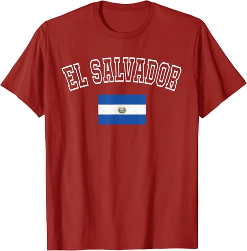 Vista 66 de Camiseta vintage con diseño de la bandera de El Salvador